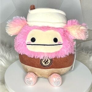 Custom Diane x Renne the Bigfoot To-Go Coffee Squishmallow 5” NWT